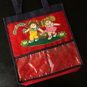 Vintage 1983 Cabbage Patch Kids canvas tote